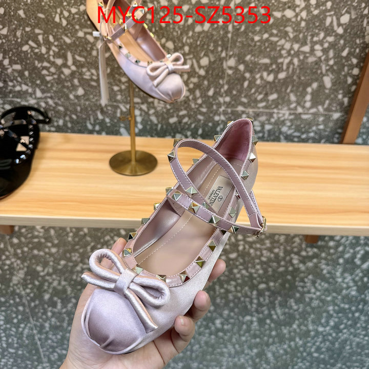 Women Shoes-Valentino aaaaa replica designer ID: SZ5353 $: 125USD