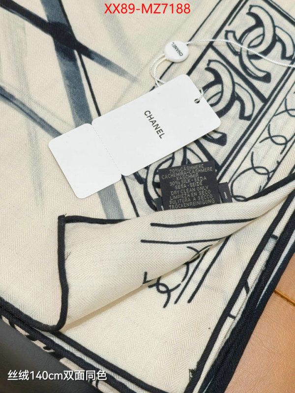 Scarf-Chanel wholesale replica shop ID: MZ7188 $: 89USD