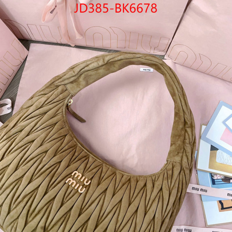 Miu Miu Bags(TOP)-Handbag- mirror copy luxury ID: BK6678 $: 385USD,