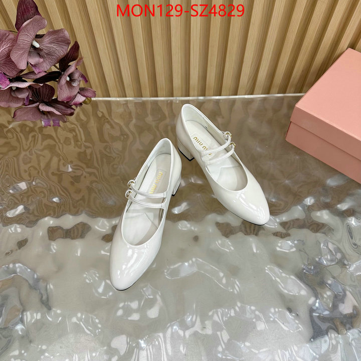 Women Shoes-Miu Miu luxury fake ID: SZ4829 $: 129USD