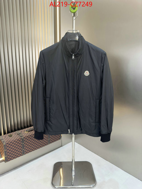 Down jacket Men-Moncler luxury fashion replica designers ID: CZ7249 $: 219USD