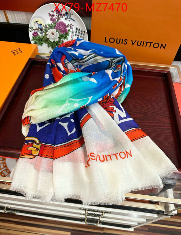 Scarf-LV fake high quality ID: MZ7470 $: 79USD