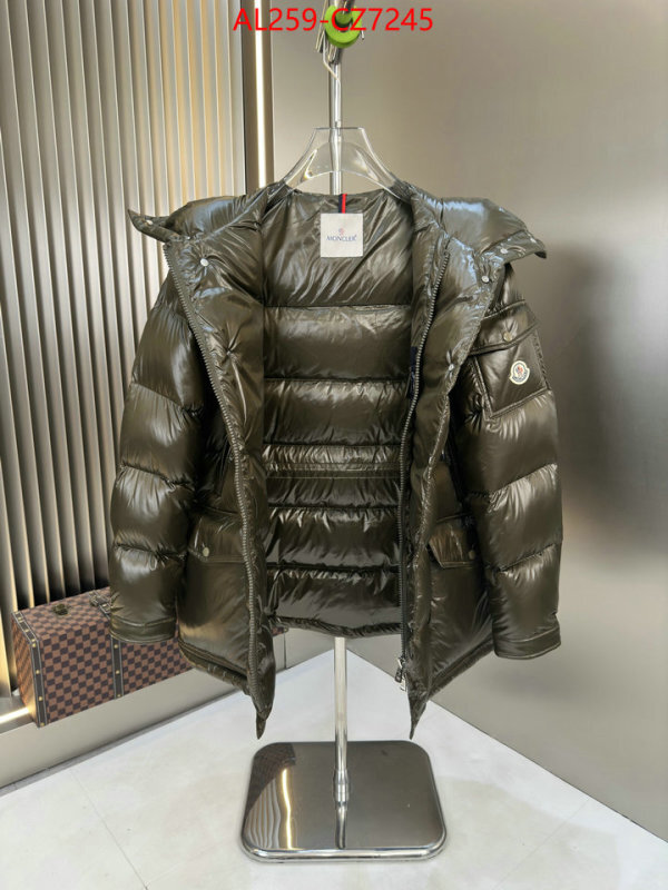 Down jacket Men-Moncler top quality fake ID: CZ7245 $: 259USD