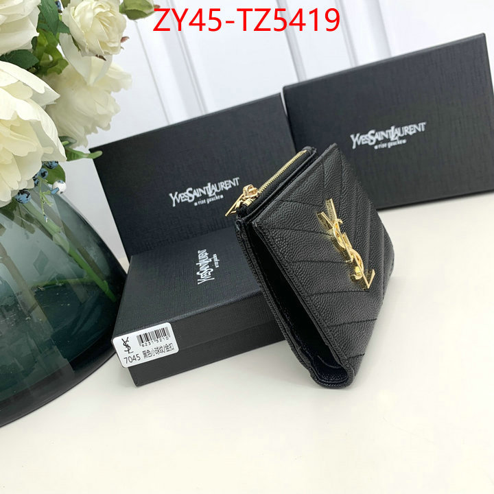 YSL Bags(4A)-Wallet- buy best quality replica ID: TZ5419 $: 45USD,