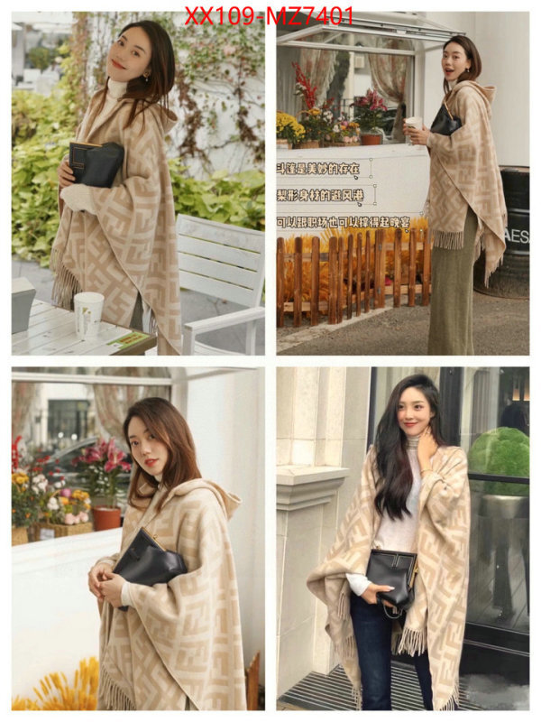 Scarf-Fendi styles & where to buy ID: MZ7401 $: 109USD