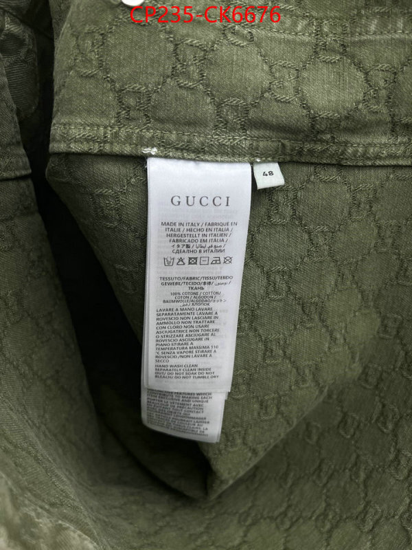 Clothing-Gucci buy the best high quality replica ID: CK6676