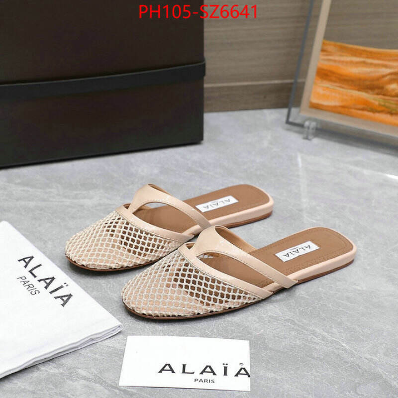 Women Shoes-ALAIA aaaaa+ quality replica ID: SZ6641 $: 105USD