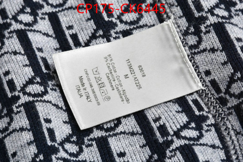 Clothing-Dior shop cheap high quality 1:1 replica ID: CK6445 $: 175USD