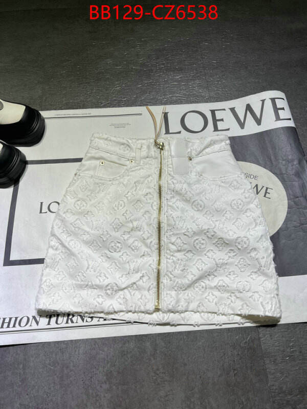 Clothing-LV designer fake ID: CZ6538 $: 129USD
