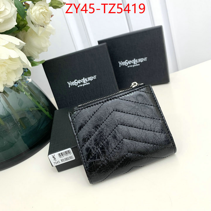 YSL Bags(4A)-Wallet- buy best quality replica ID: TZ5419 $: 45USD,
