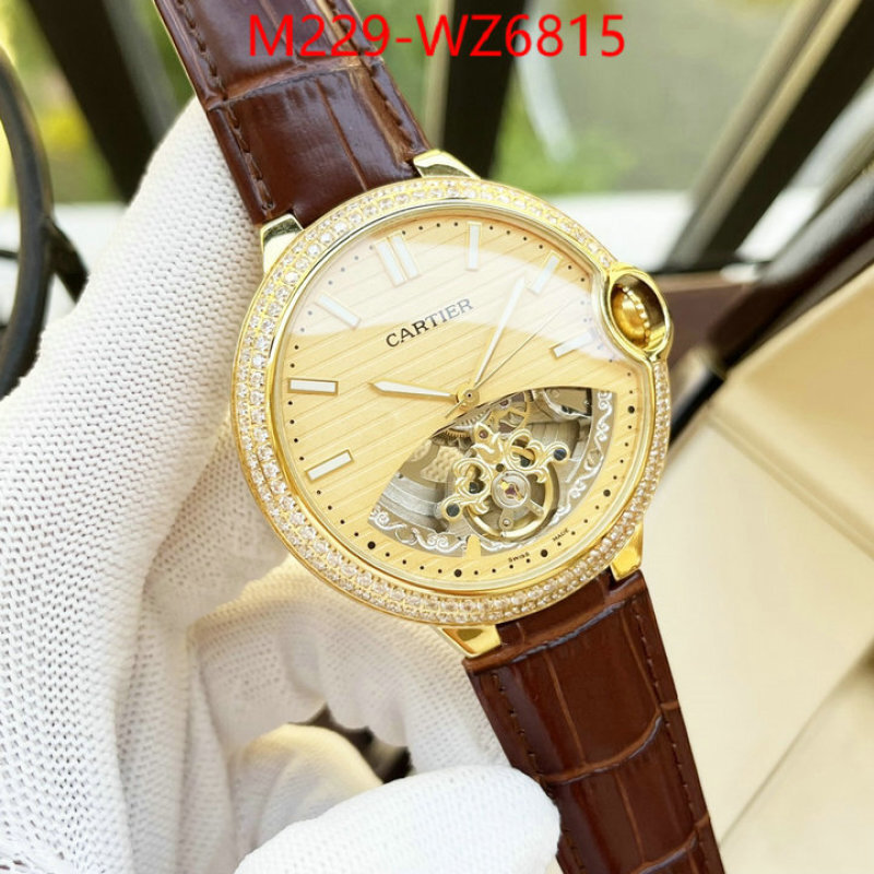 Watch(TOP)-Cartier best replica ID: WZ6815 $: 229USD