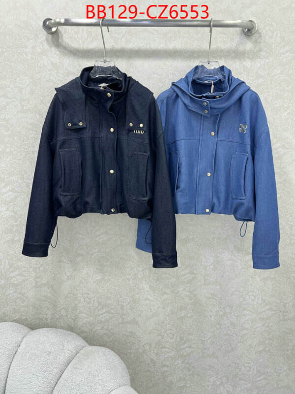 Clothing-MIU MIU best fake ID: CZ6553 $: 129USD