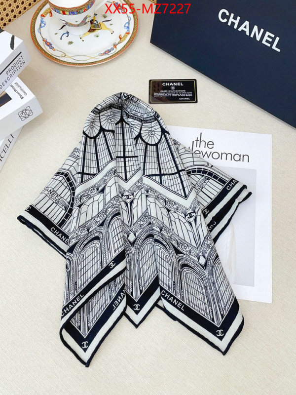 Scarf-Chanel where to buy high quality ID: MZ7227 $: 55USD