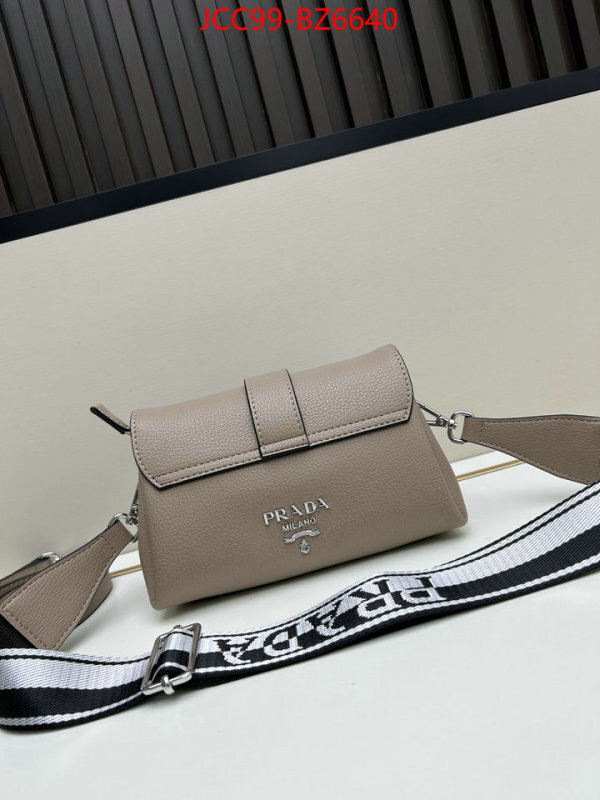 Prada Bags(4A)-Crossbody- designer 7 star replica ID: BZ6640 $: 99USD,