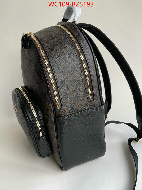 Coach Bags(4A)-Backpack- outlet 1:1 replica ID: BZ5193 $: 109USD,