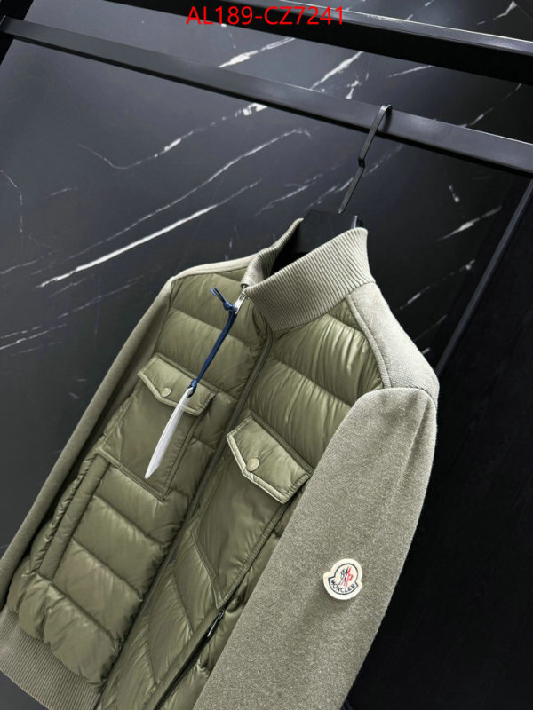 Down jacket Men-Moncler what is a counter quality ID: CZ7241 $: 189USD
