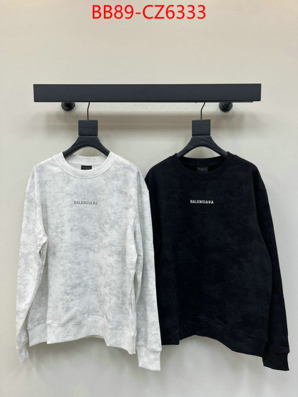 Clothing-Balenciaga top 1:1 replica ID: CZ6333 $: 89USD