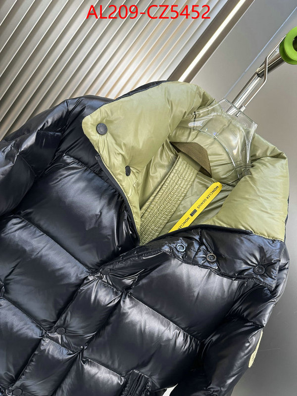 Down jacket Men-Moncler luxury cheap ID: CZ5452 $: 209USD