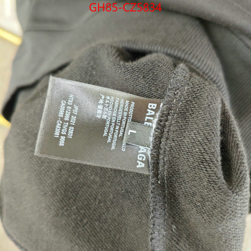 Clothing-Balenciaga best replica quality ID: CZ5834 $: 85USD