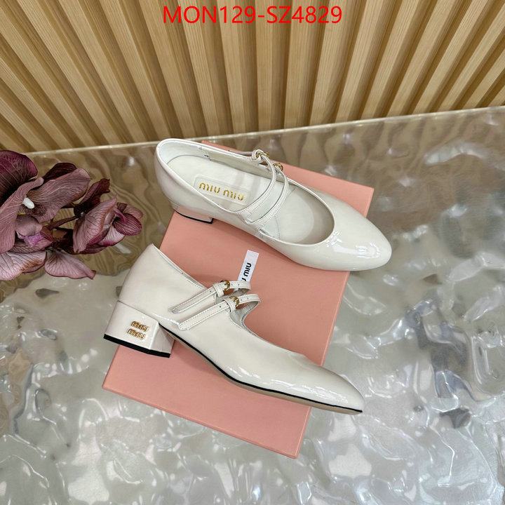 Women Shoes-Miu Miu luxury fake ID: SZ4829 $: 129USD