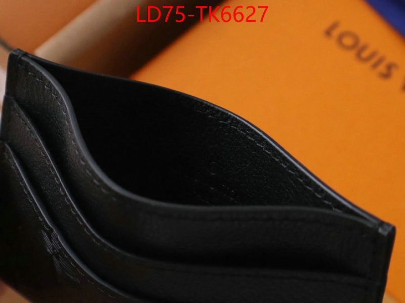 LV Bags(TOP)-Wallet best luxury replica ID: TK6627 $: 75USD,