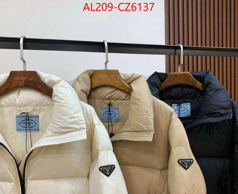 Down jacket Women-Prada the highest quality fake ID: CZ6137 $: 209USD