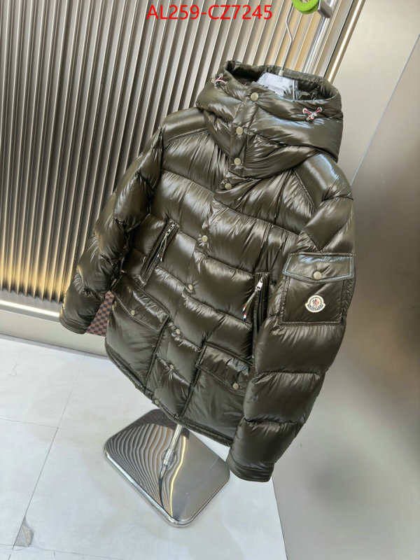 Down jacket Men-Moncler top quality fake ID: CZ7245 $: 259USD