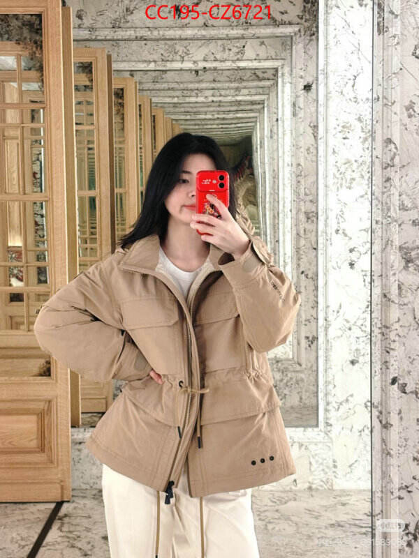 Down jacket Women-Moncler where to buy the best replica ID: CZ6721 $: 195USD