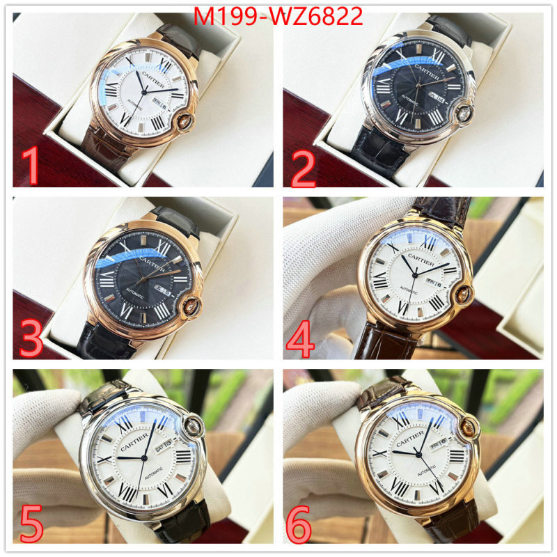 Watch(TOP)-Cartier perfect quality ID: WZ6822 $: 199USD