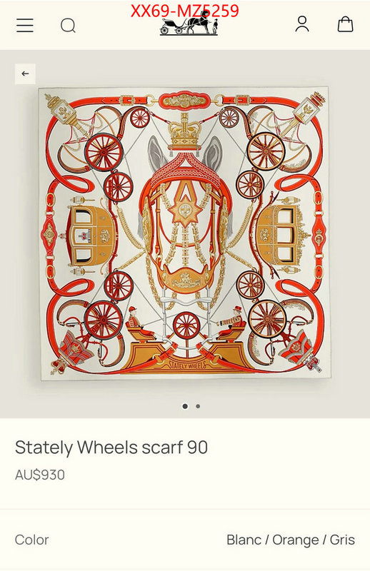 Scarf-Hermes we curate the best ID: MZ5259 $: 69USD