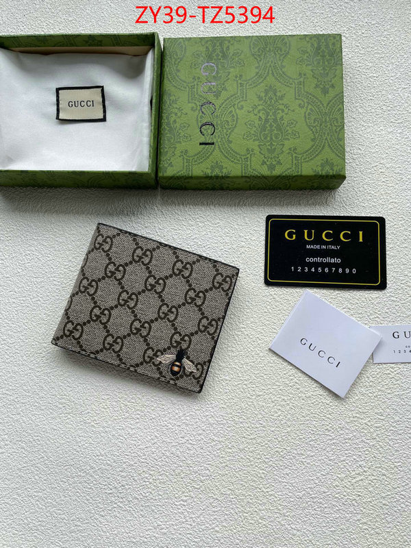Gucci Bags(4A)-Wallet- where could you find a great quality designer ID: TZ5394 $: 39USD,