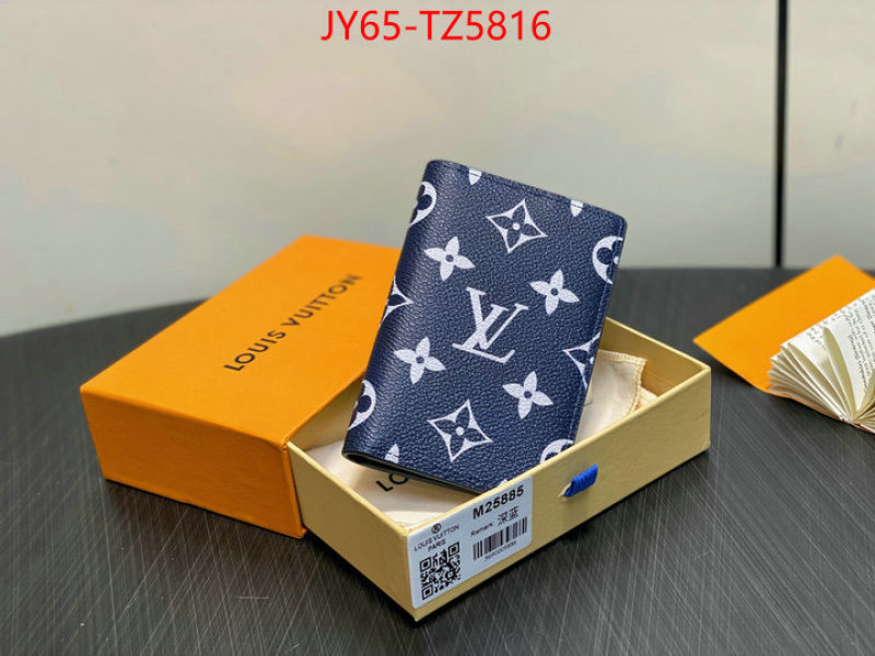LV Bags(TOP)-Wallet fake high quality ID: TZ5816 $: 65USD,