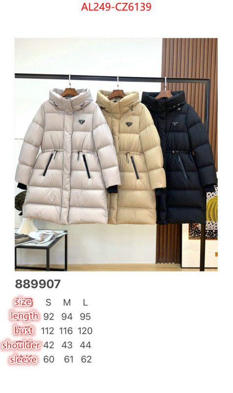 Down jacket Women-Prada where can i buy the best quality ID: CZ6139 $: 249USD