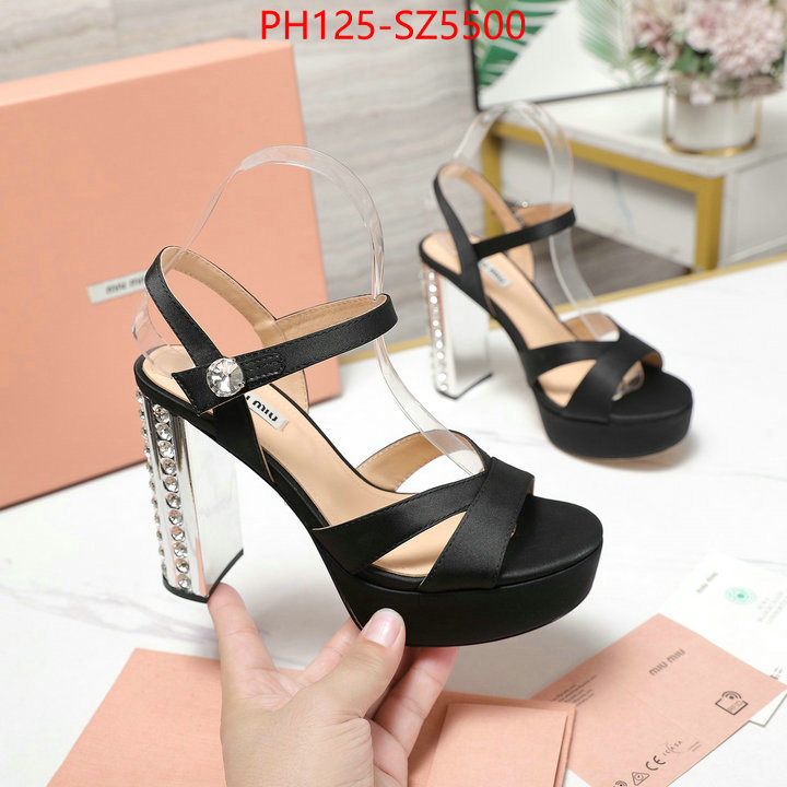 Women Shoes-Miu Miu wholesale designer shop ID: SZ5500 $: 125USD