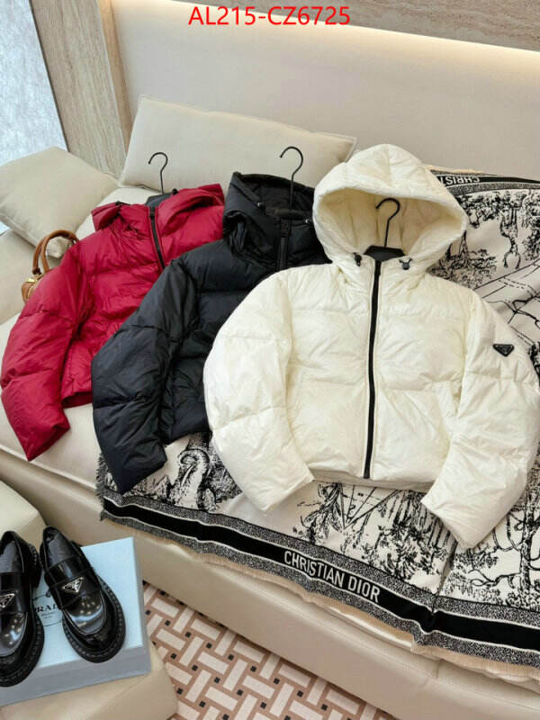 Down jacket Women-Prada replcia cheap from china ID: CZ6725 $: 215USD