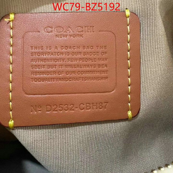 Coach Bags(4A)-Crossbody- shop cheap high quality 1:1 replica ID: BZ5192 $: 79USD,