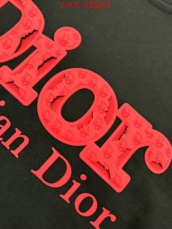 Clothing-Dior high quality 1:1 replica ID: CZ5883 $: 75USD