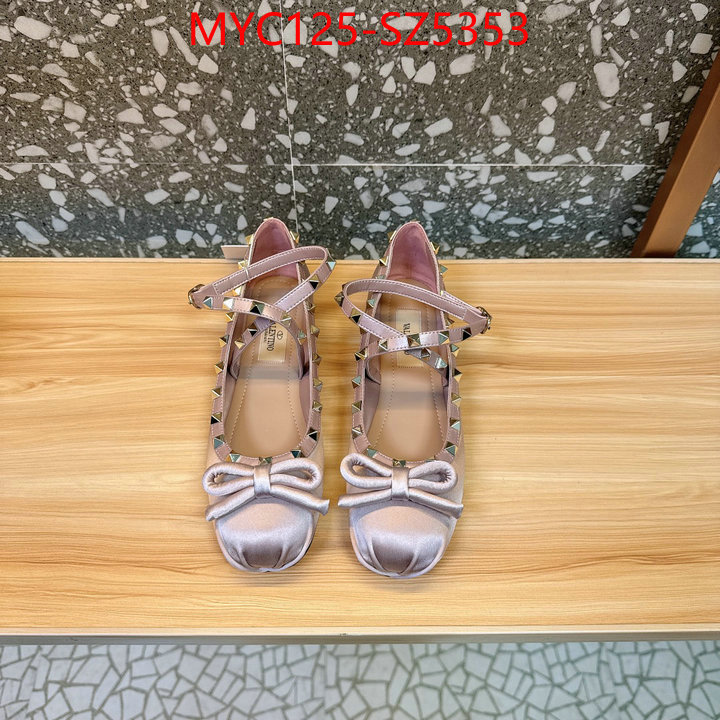 Women Shoes-Valentino aaaaa replica designer ID: SZ5353 $: 125USD