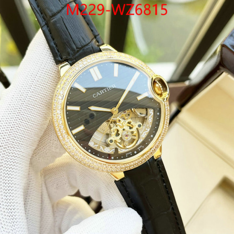 Watch(TOP)-Cartier best replica ID: WZ6815 $: 229USD