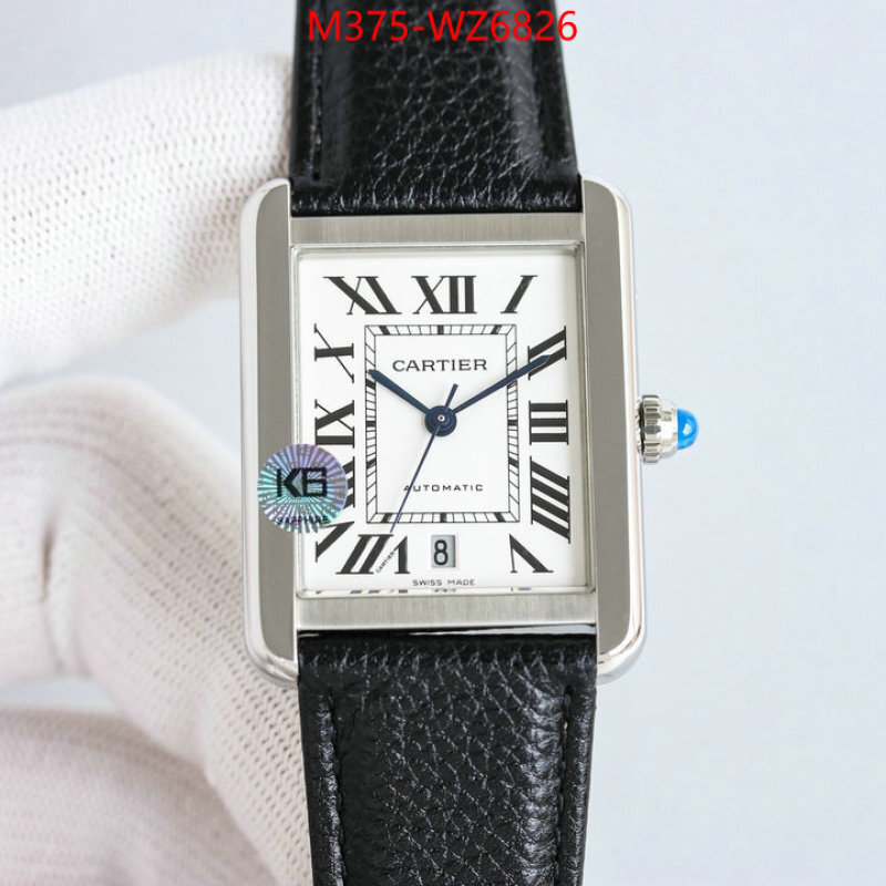 Watch(TOP)-Cartier cheap ID: WZ6826 $: 375USD