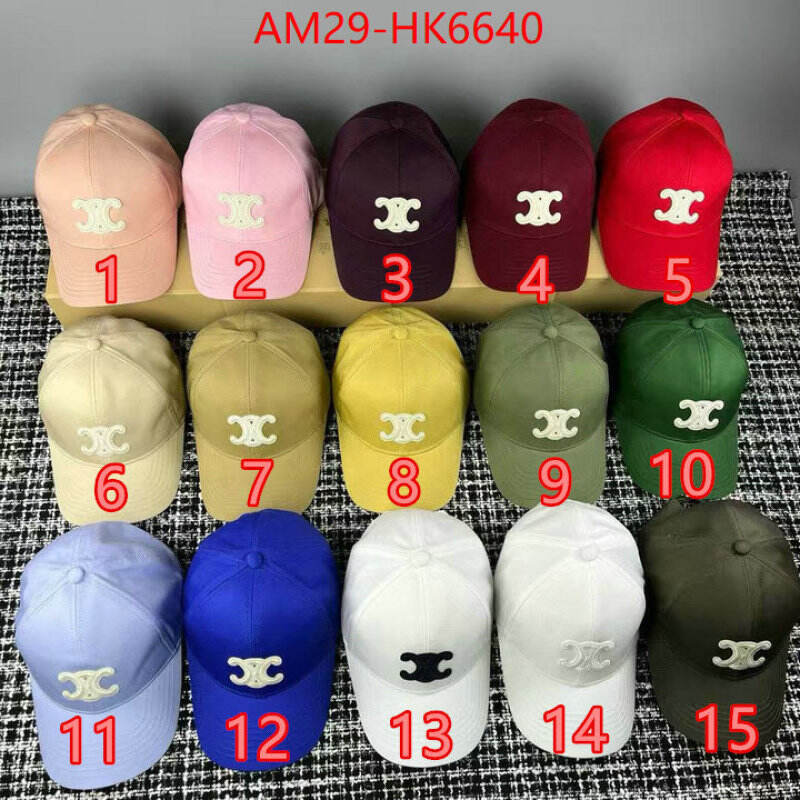 Cap(Hat)-Celine top 1:1 replica ID: HK6640 $: 29USD