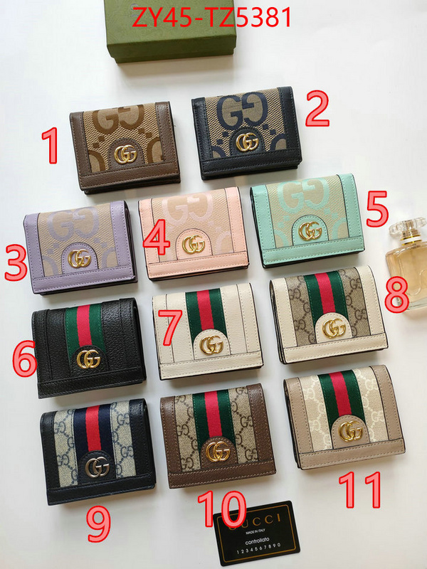 Gucci Bags(4A)-Wallet- find replica ID: TZ5381 $: 45USD,