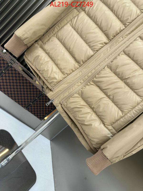 Down jacket Men-Moncler luxury fashion replica designers ID: CZ7249 $: 219USD