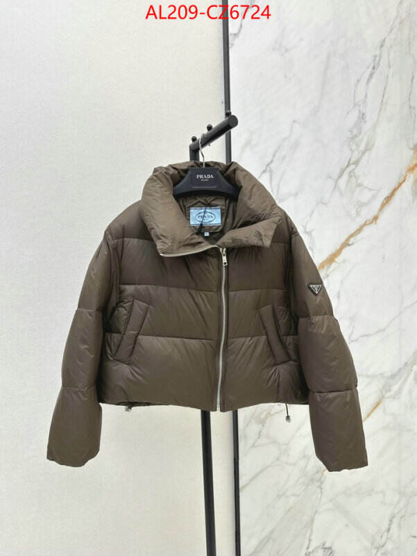 Down jacket Women-Prada cheap replica ID: CZ6724 $: 209USD