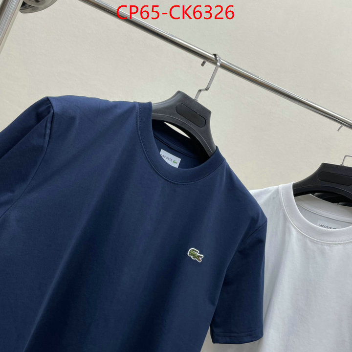 Clothing-Lacoste buy cheap replica ID: CK6326 $: 65USD