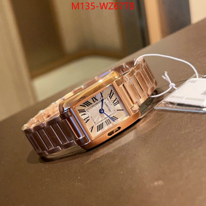 Watch(4A)-Cartier buy best quality replica ID: WZ6778 $: 135USD