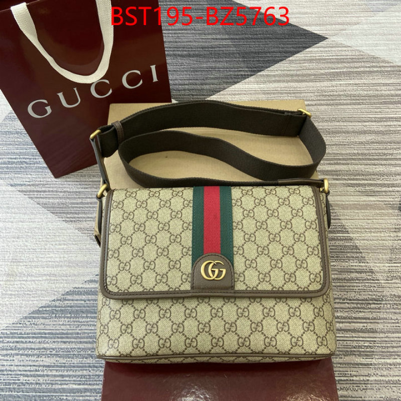 Gucci Bags(TOP)-Crossbody- highest quality replica ID: BZ5763 $: 195USD,