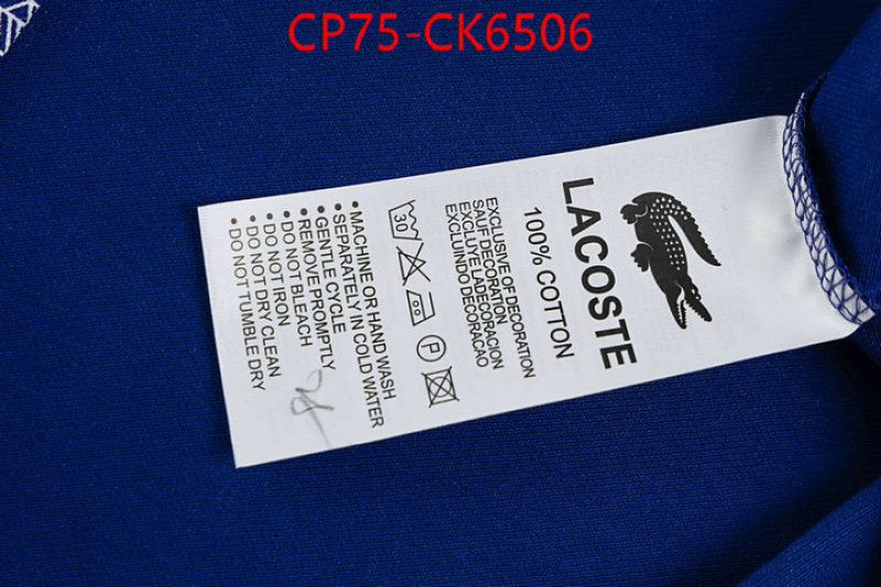 Clothing-Lacoste what best designer replicas ID: CK6506 $: 75USD