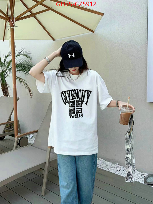 Clothing-Givenchy we provide top cheap aaaaa ID: CZ5912 $: 55USD