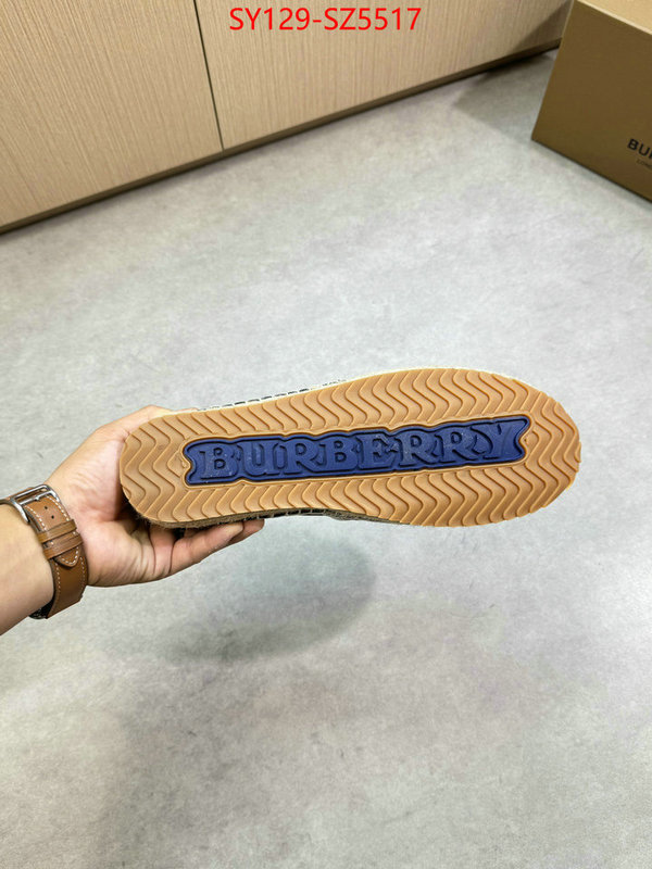 Men Shoes-Burberry aaaaa class replica ID: SZ5517 $: 129USD
